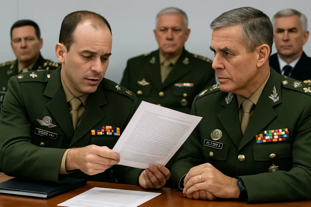 Jeffrey Chiquini afirma que tenente‑coronel Mauro Cid escreveu e apresentou a ‘minuta do golpe’ aos comandantes das Forças Armadas